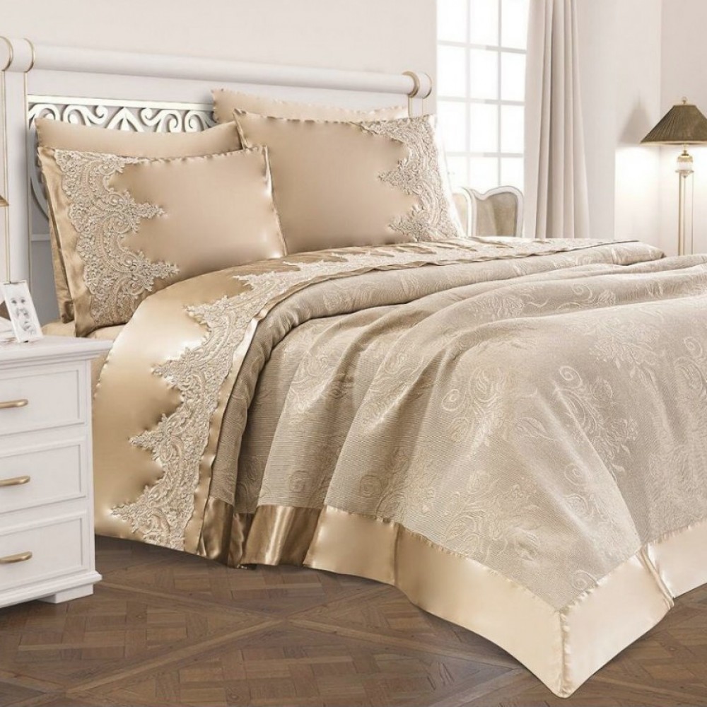 Σετ Κουβερλί Dolce 6τμχ (235x240cm) Καπουτσίνο SET982-CAP Σετ Κουβερλί Dolce 6τμχ (235x240cm) Καπουτσίνο SET982-CAP