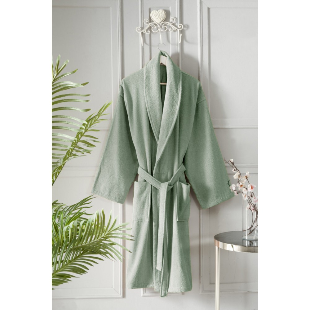 Μπουρνούζι Βαμβακερό Elenore Πράσινο BTH126-GRN