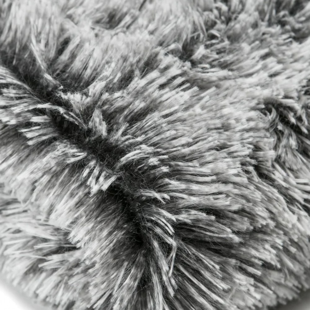 1 + 1  ΔΩΡΟ Διπλή Κουβέρτα Flannel Sherpa Προβατάκι Shaggy Ombre ιβουάρ-γκρι (200X240) KFS221-IVGR