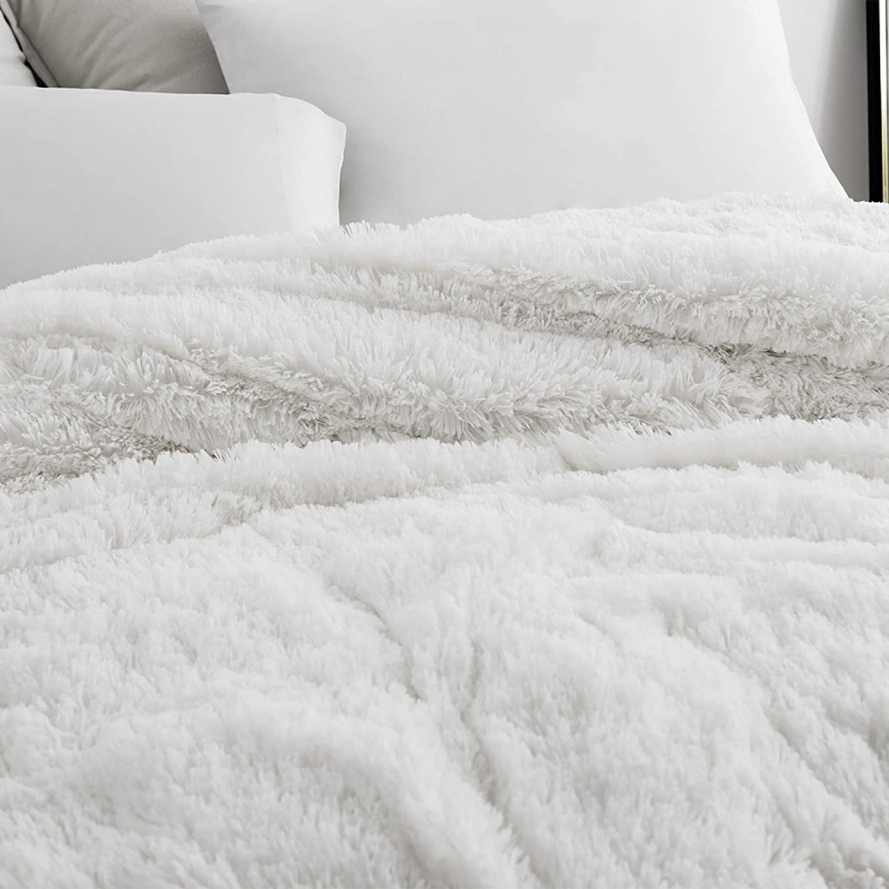 Σετ 3τμχ Ισοθερμικό Κουβερτοπάπλωμα Shaggy Υπέρδιπλο 220x240 SET-SH-WH-D Λευκό Σετ 3τμχ Ισοθερμικό Κουβερτοπάπλωμα Shaggy Υπέρδιπλο 220x240 SET-SH-WH-D Λευκό