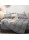 Σετ Διπλή Παπλωματοθήκη Rain 200x220 4τμχ Γκρι DC114-GR