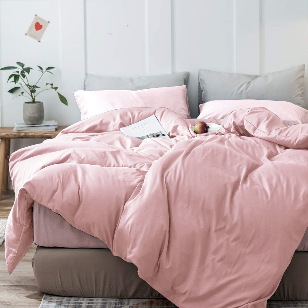 Set Single Duvet Case Peachy Pink (3pcs) DC221 Set Single Duvet Case Peachy Pink (3pcs) DC221