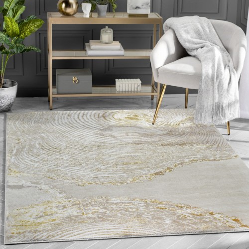 Χαλιά Almira HE802-BGGL Μπεζ 200X270cm