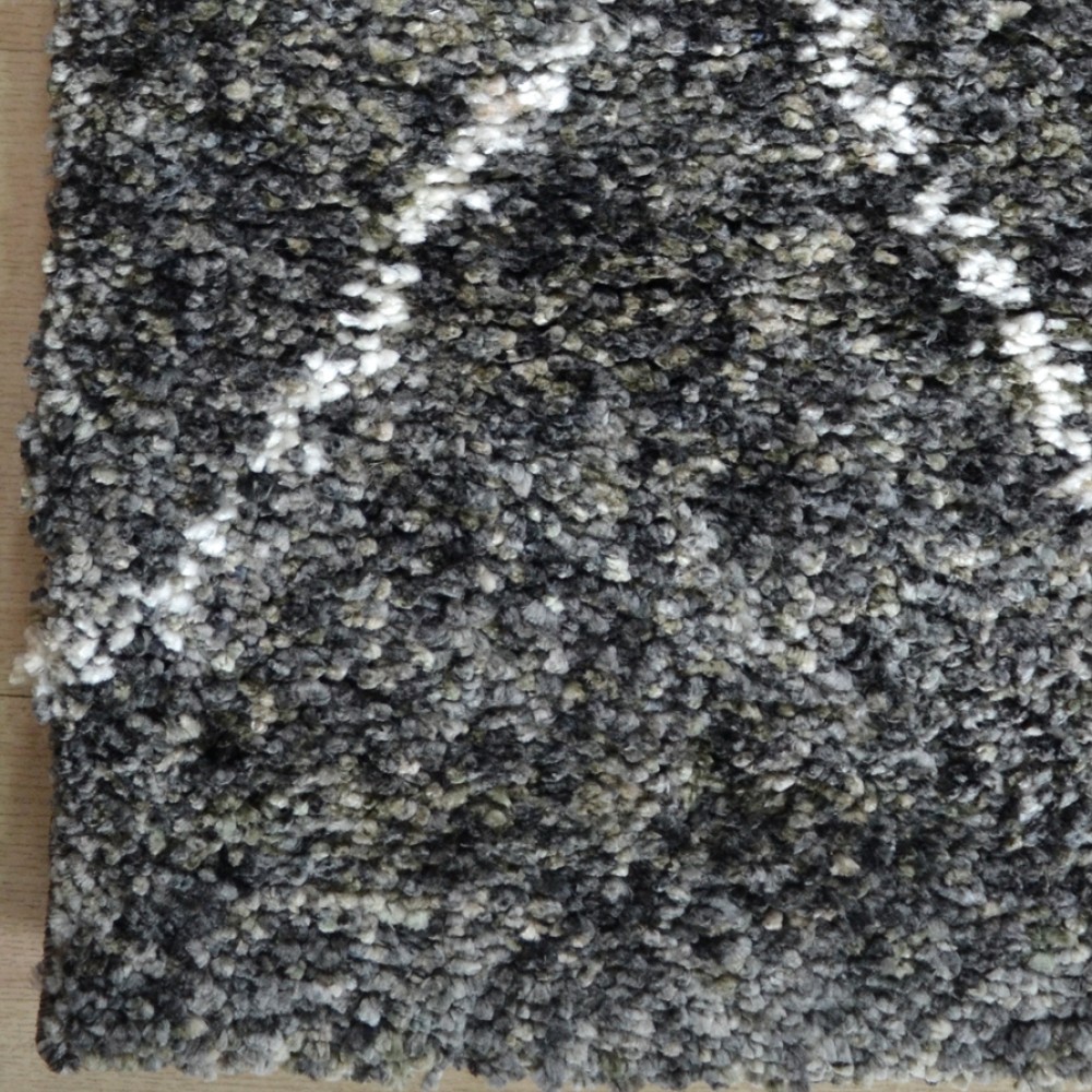 Χαλιά Shaggy Moroccan Thom Abstract TH-128GRIV Ανθρακί 160x220cm Χαλιά Shaggy Moroccan Thom Abstract TH-128GRIV Ανθρακί 160x220cm