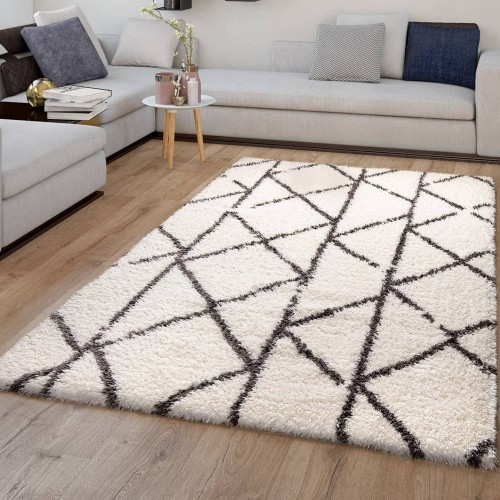 Χαλιά Shaggy Moroccan Eyelash 150IVBL Ιβουάρ 160x220cm