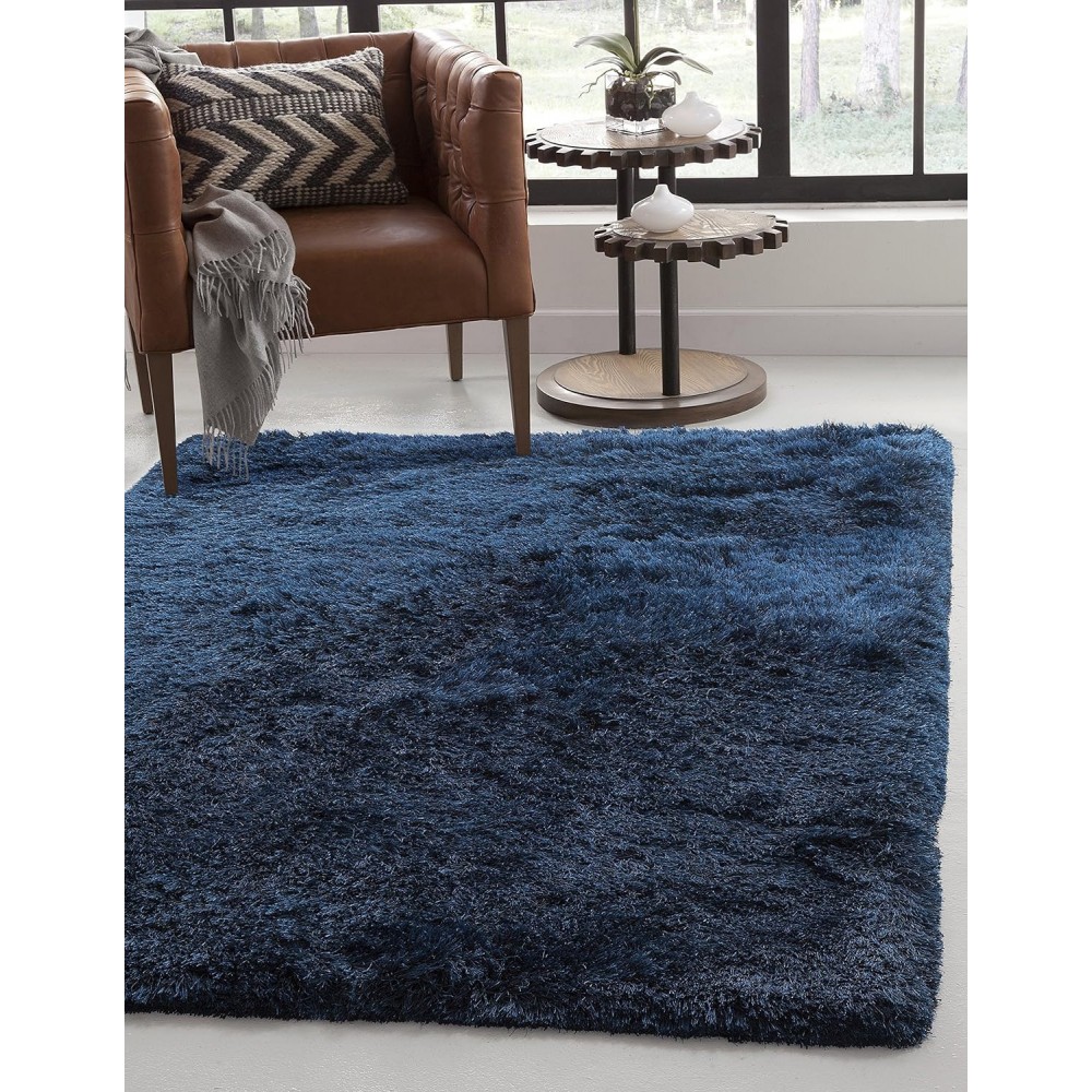 Χαλιά Shaggy Supreme 612BLU Μπλε 160X220cm Χαλιά Shaggy Supreme 612BLU Μπλε 160X220cm