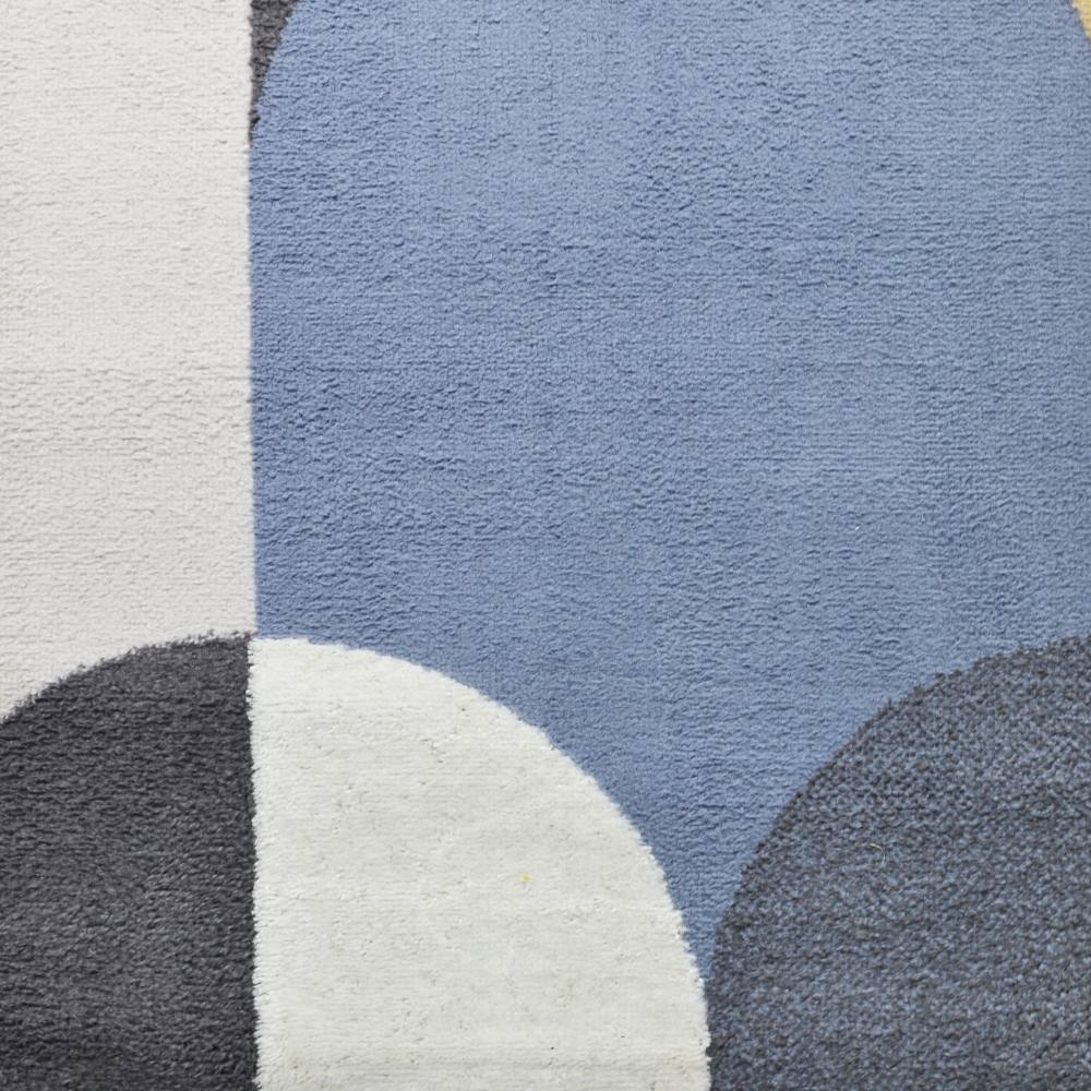 Χαλιά Atlantik Geometric A3438A-IVBL 160X230cm Μπλε