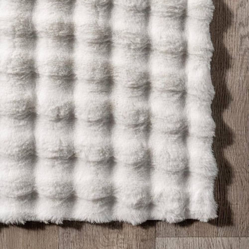 Γούνινο Χαλί Solid Design FUR3D-512IV Ιβουάρ 160x220cm