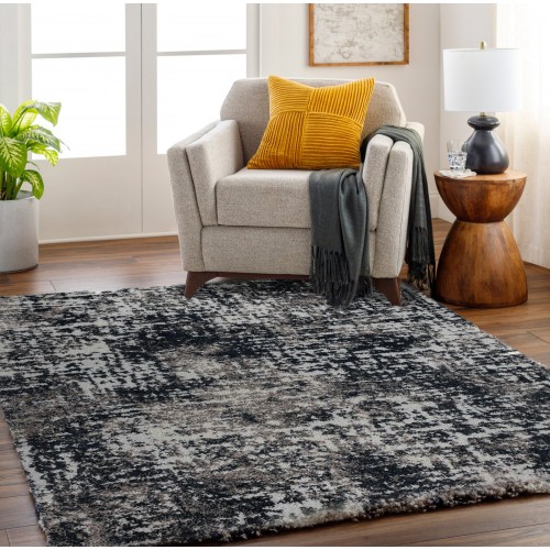 Χαλιά Shaggy Moroccan Thom Abstract TH-116ANT  Ανθρακί 160x230cm