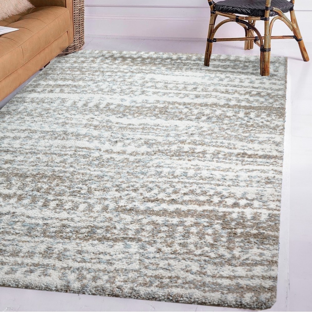 Χαλιά Shaggy Moroccan Thom Abstract TH-120LBLIV Ιβουάρ 160x230cm Χαλιά Shaggy Moroccan Thom Abstract TH-120LBLIV Ιβουάρ 160x230cm