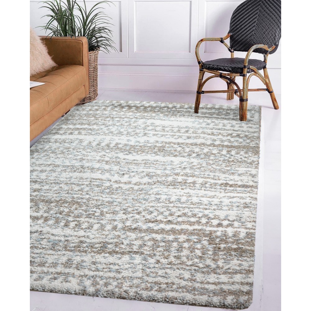 Χαλιά Shaggy Moroccan Thom Abstract TH-120LBLIV Ιβουάρ 160x230cm Χαλιά Shaggy Moroccan Thom Abstract TH-120LBLIV Ιβουάρ 160x230cm