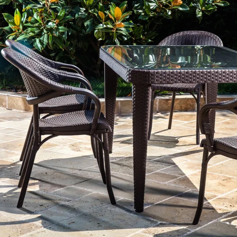 Πολυθρόνα Πολυπροπυλένιου Rattan Pacific CH538-BR Καφέ 58×56×84εκ Πολυθρόνα Πολυπροπυλένιου Rattan Pacific CH538-BR Καφέ 58×56×84εκ