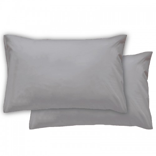 Σετ μαξιλαροθήκες (2τμχ) 50x70cm Γκρι PC1325-GR Σετ μαξιλαροθήκες (2τμχ) 50x70cm Γκρι PC1325-GR