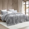 1 + 1 ΔΩΡΟ Υπέρδιπλη κουβέρτα Plush βελούδινη με κάτω όψη sherpa προβατάκι (220x240cm) VLV141-LGR Γκρι ανοιχτό