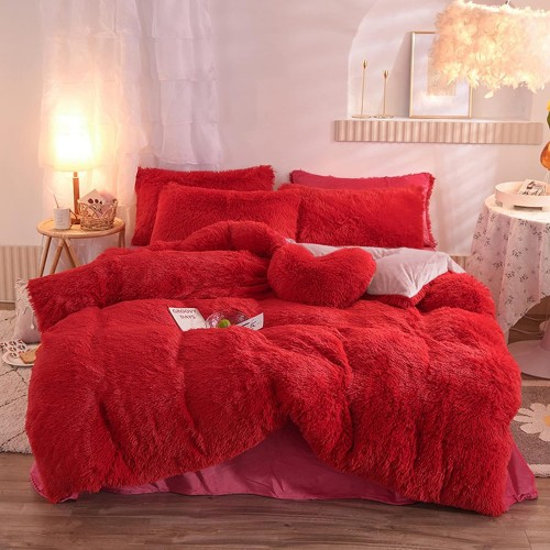 Σετ 3τμχ Ισοθερμικό Κουβερτοπάπλωμα Shaggy Υπέρδιπλο 220x240 SET-SH222-RD Κόκκινο Σετ 3τμχ Ισοθερμικό Κουβερτοπάπλωμα Shaggy Υπέρδιπλο 220x240 SET-SH222-RD Κόκκινο