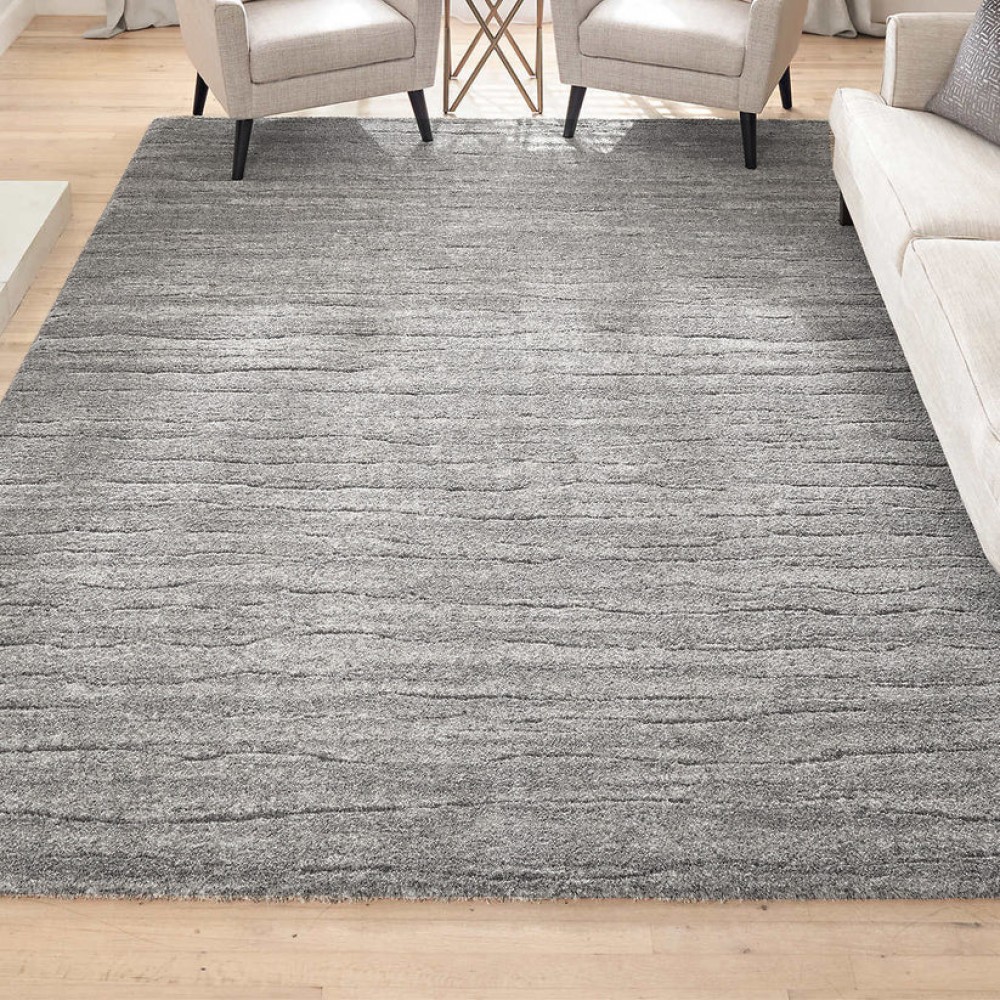 Χαλιά GoldShaggy Velvet PTS-58965-GR Γκρι 160X225cm