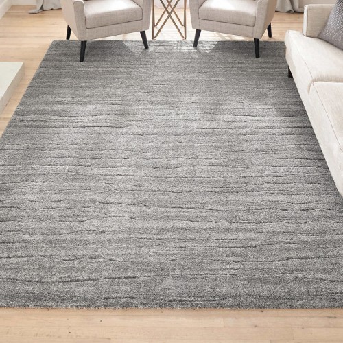 Χαλιά GoldShaggy Velvet PTS-58965-GR Γκρι 160X225cm