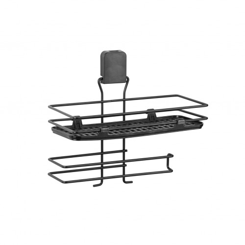 Ράφι με θήκη για ρολό κουζίνας Roza 30x14x22cm SHW-475-BLC Ράφι με θήκη για ρολό κουζίνας Roza 30x14x22cm SHW-475-BLC