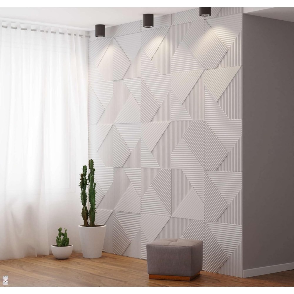 Διακόσμηση τοίχου 3D πάνελ PVC Geometry 50x50cm (τμχ) WA0049-PCS Διακόσμηση τοίχου 3D πάνελ PVC Geometry 50x50cm (τμχ) WA0049-PCS