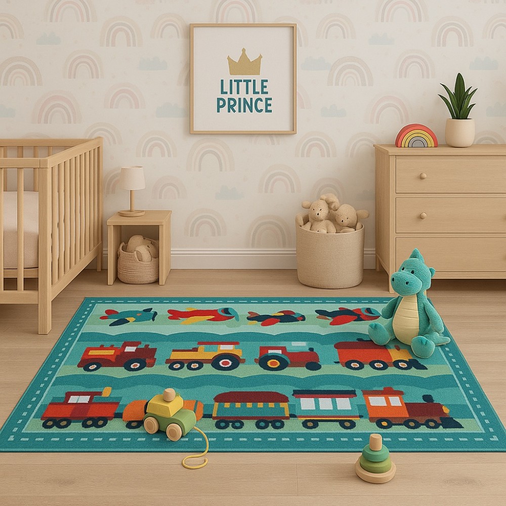 Χαλί Sintel Παιδικό Play 03540472-GRN 120X170cm - Πράσινο