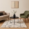 Χαλιά Shaggy Moroccan Eyelash 150IVBL Ιβουάρ-μαύρο 160x200cm