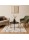 Χαλιά Shaggy Moroccan Eyelash 150IVBL Ιβουάρ με μαύρο 270x360cm