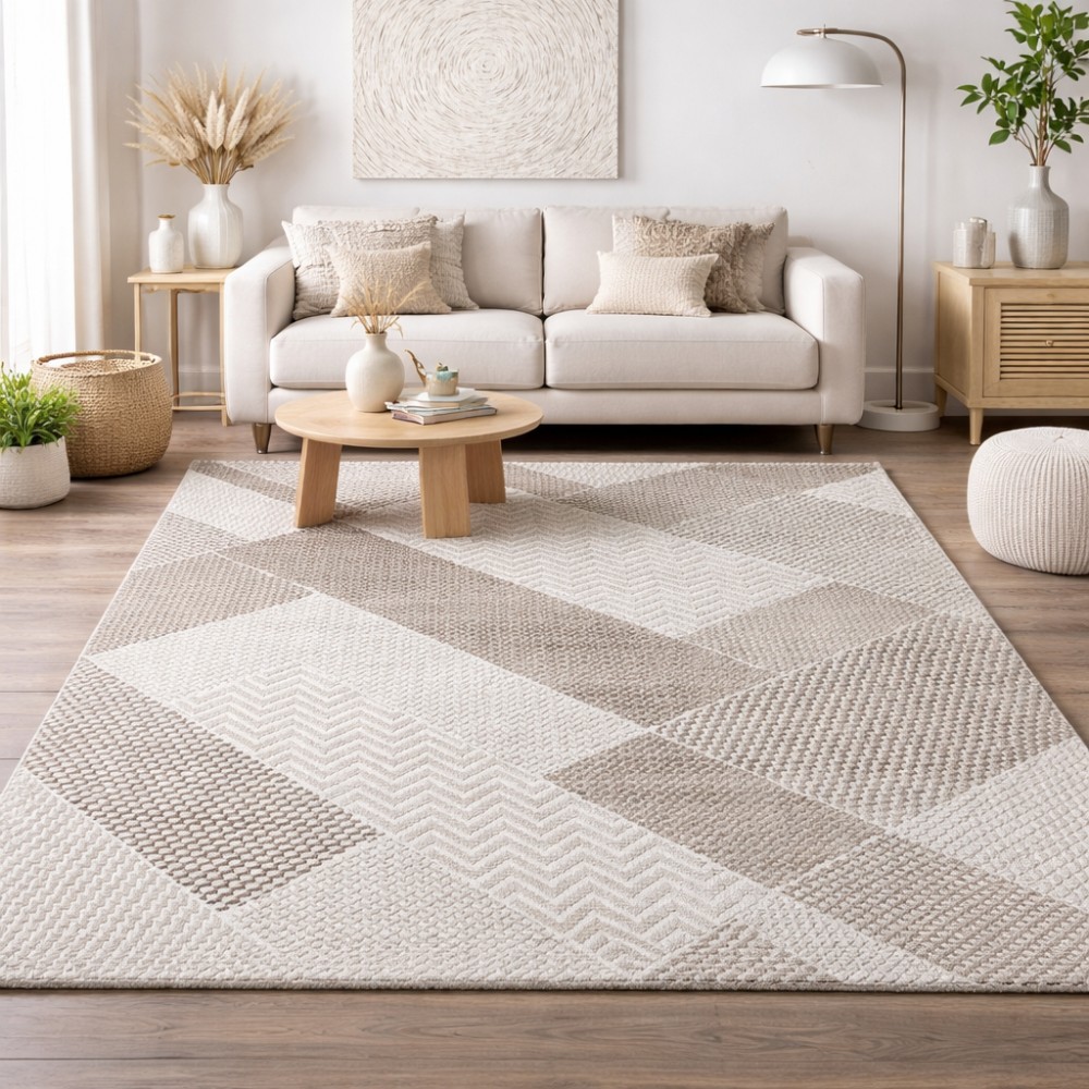 Χαλιά Delux 38935A-DBG 200X270cm Μπεζ Χαλιά Delux 38935A-DBG 200X270cm Μπεζ