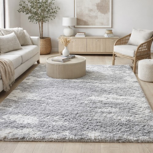 Χαλιά Shaggy Moroccan Reflex τύπου Φλοκάτη C721B-GR Γκρι 160x210cm