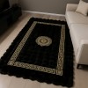 Carpets Faux Rabbit Rabbit Luxurius DSN07-BLCGLD 160x220cm