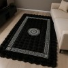Carpets Faux Rabbit Rabbit Luxurius DSN07-BLCSLV 160x220cm