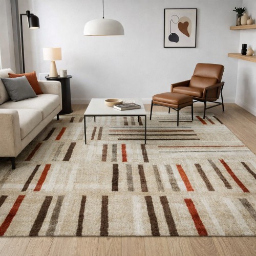 Χαλιά Geometric Triangle Frieze G2489-DBO 200X250cm