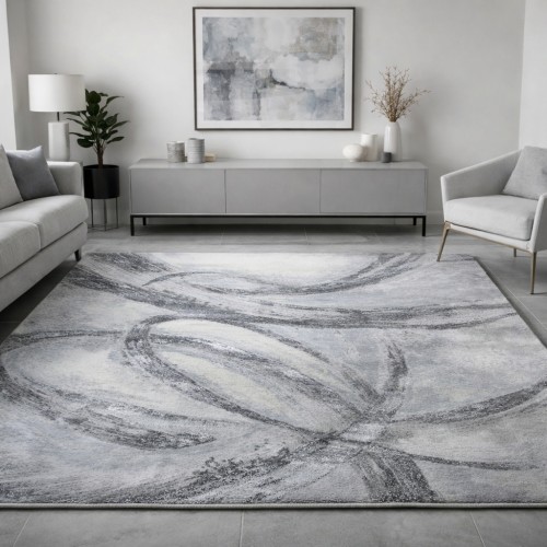 Χαλιά Almira HE766-LGR Γκρι 200X270cm