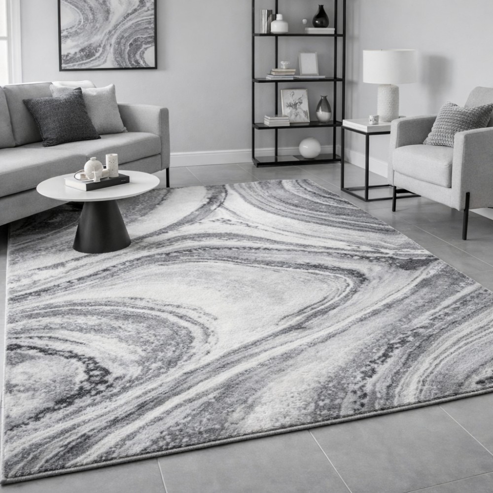 Χαλιά Almira HE783-CRGR Γκρι 200X270cm Χαλιά Almira HE783-CRGR Γκρι 200X270cm