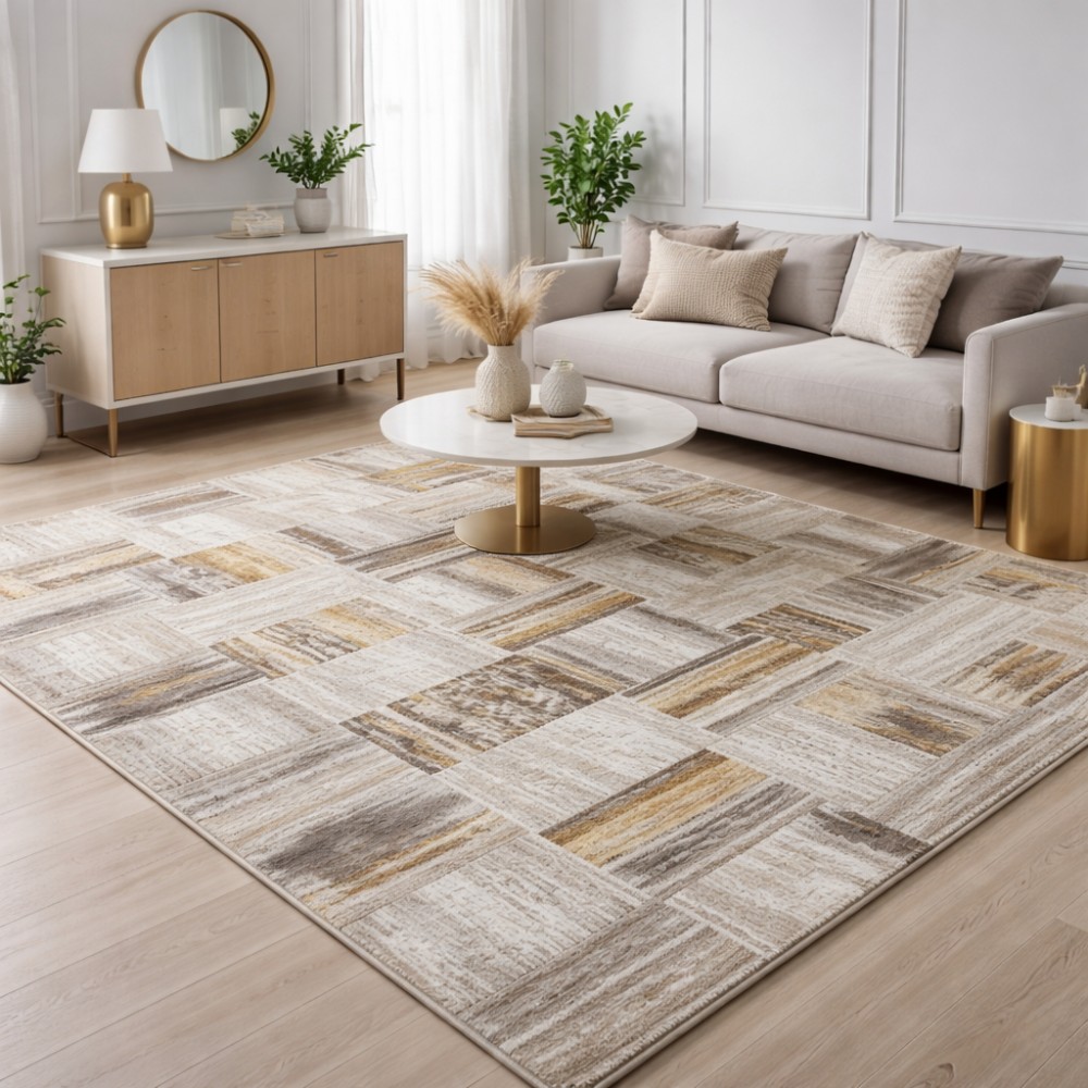 Χαλιά Almira HE789-CRGL Μπεζ 200X270cm