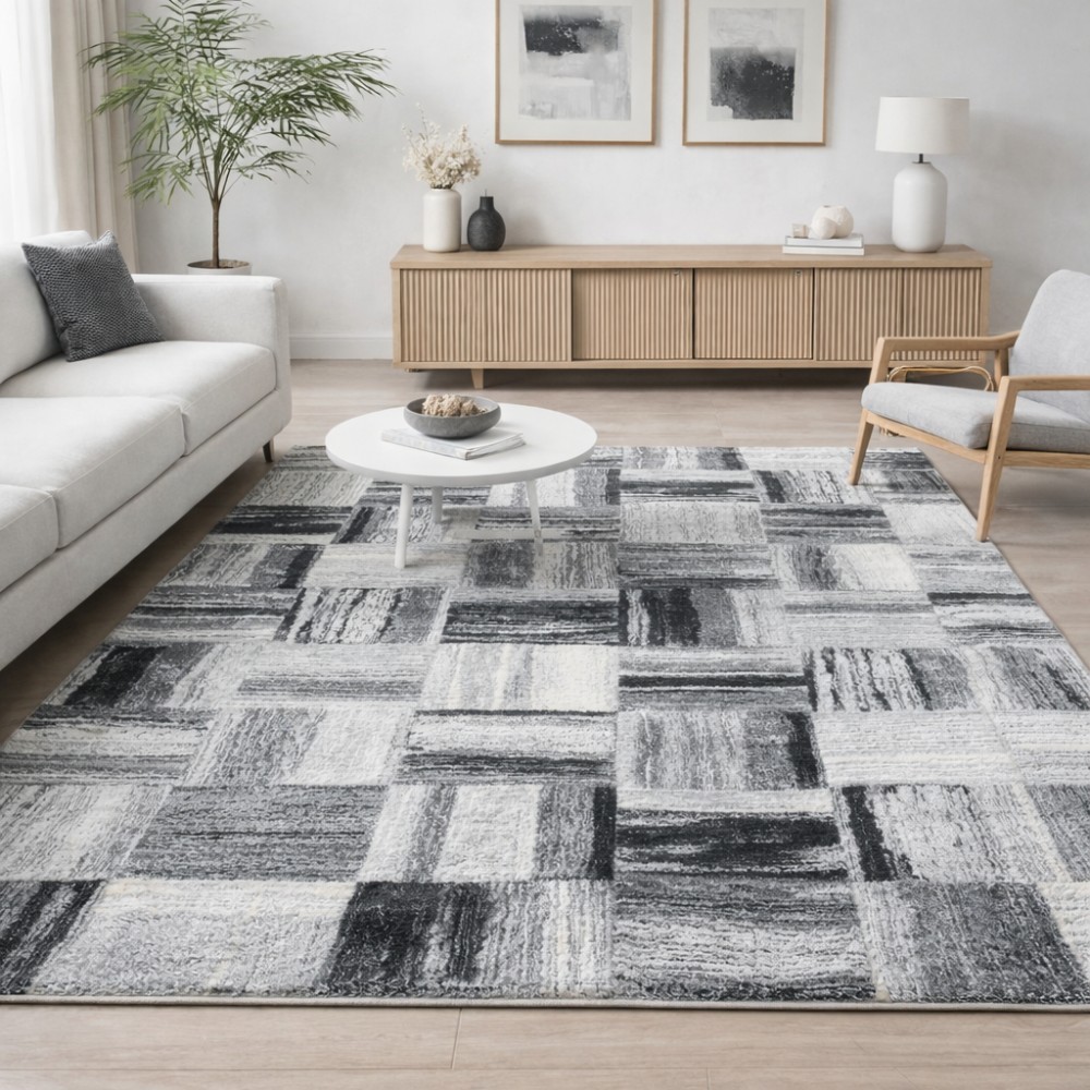 Χαλιά Almira HE789-LGR Γκρι  240X290cm