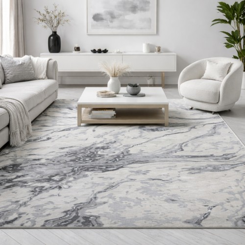 Χαλιά Almira HE793-LGR Γκρι 200X270cm