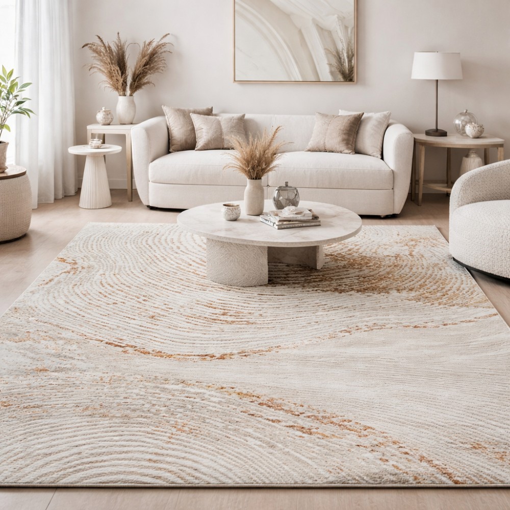 Χαλιά Almira HE802-CREAMO Κρεμ 200X270cm