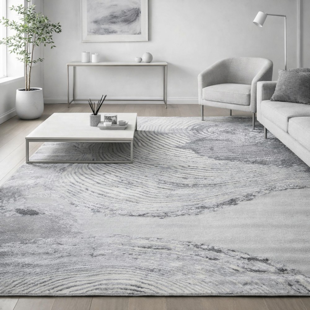Χαλιά Almira HE802-LGR Γκρι 200X270cm