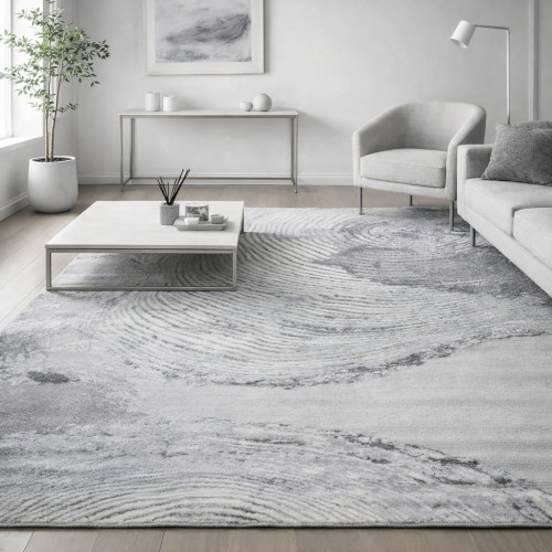 Χαλιά Almira HE802-LGR Γκρι 200X270cm