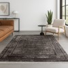 Χαλιά Κλασικά Heatset ανάγλυφα με κρόσσι Halic 200X270cm HL620-BR-200 Καφέ