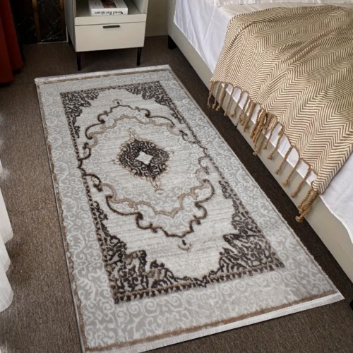 Χαλιά Σετ Κρεβατοκάμαρας Halic (1*80X200+2*80X130)  HL621-BGBR-SET Μπεζ Καφέ