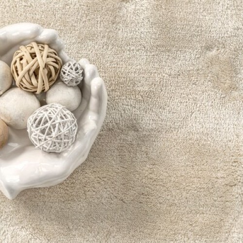 Γούνινο Χαλί Deluxe Μονόχρωμο Σαμπανί PST001-CHMP-150 150x210cm