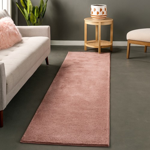 Faux  Rabbit Fur Runner rugs Deluxe PST001-PN-RUN