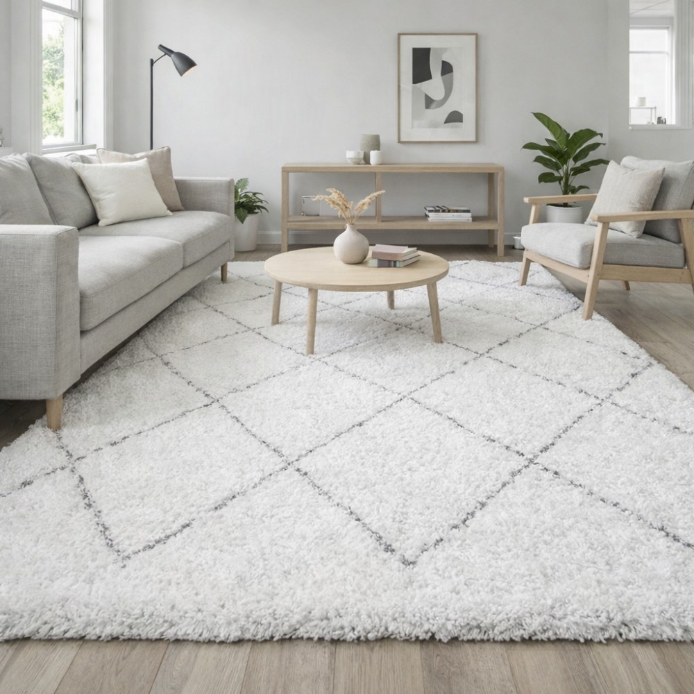 Χαλιά Shaggy Moroccan Bonifay R869IV 160x230cm