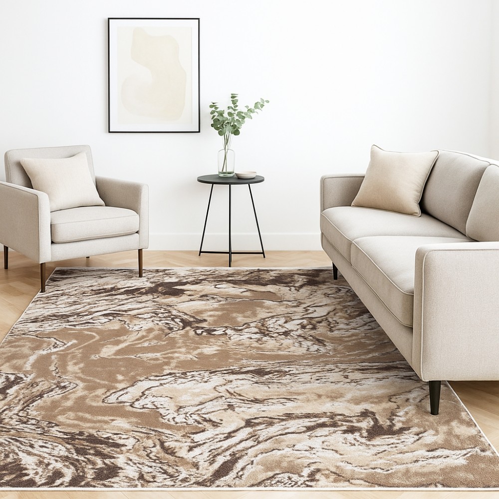 Χαλιά Springs SPG10 200X270cm Καφέ (D.Caramel Beige-D.Beige) -LUX Χαλιά Springs SPG10 200X270cm Καφέ (D.Caramel Beige-D.Beige) -LUX