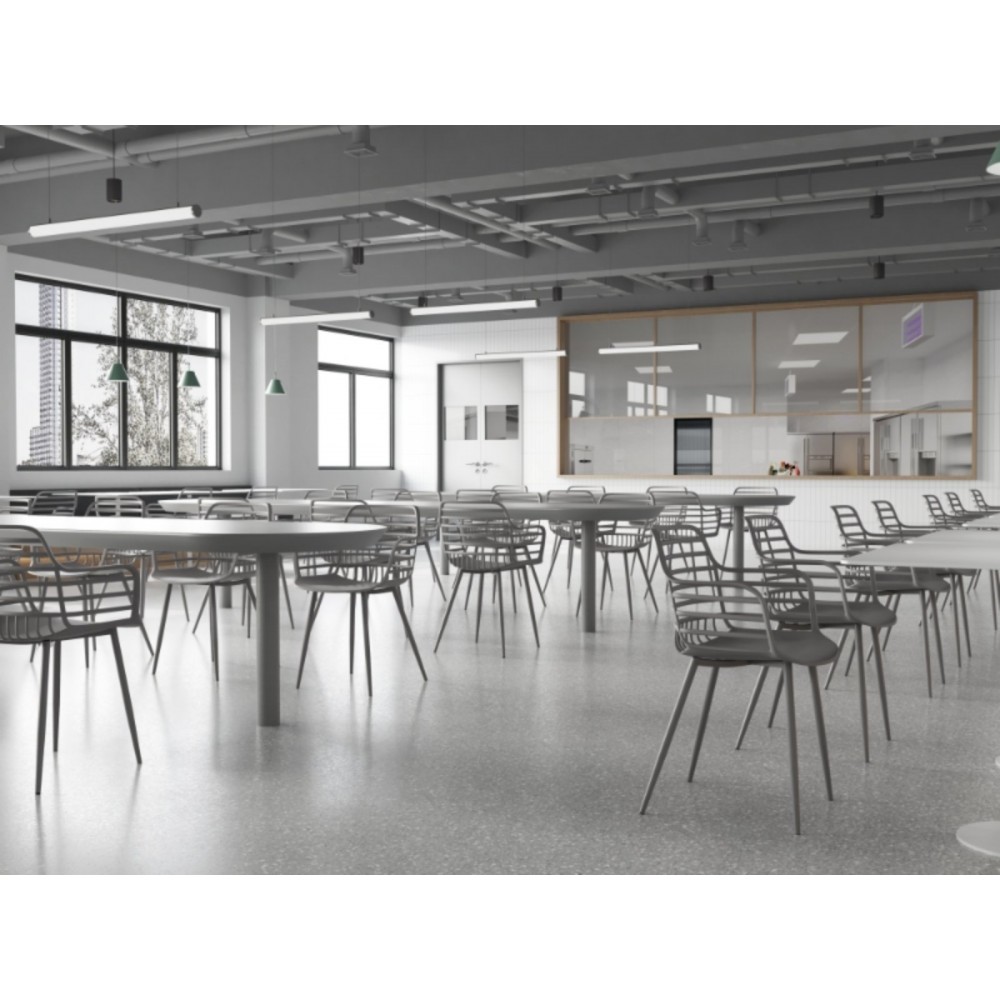 Πολυθρόνα Πολυπροπυλένιου Candy CH534-WH Λευκό 52x56.5x81.5cm -005B Πολυθρόνα Πολυπροπυλένιου Candy CH534-WH Λευκό 52x56.5x81.5cm -005B