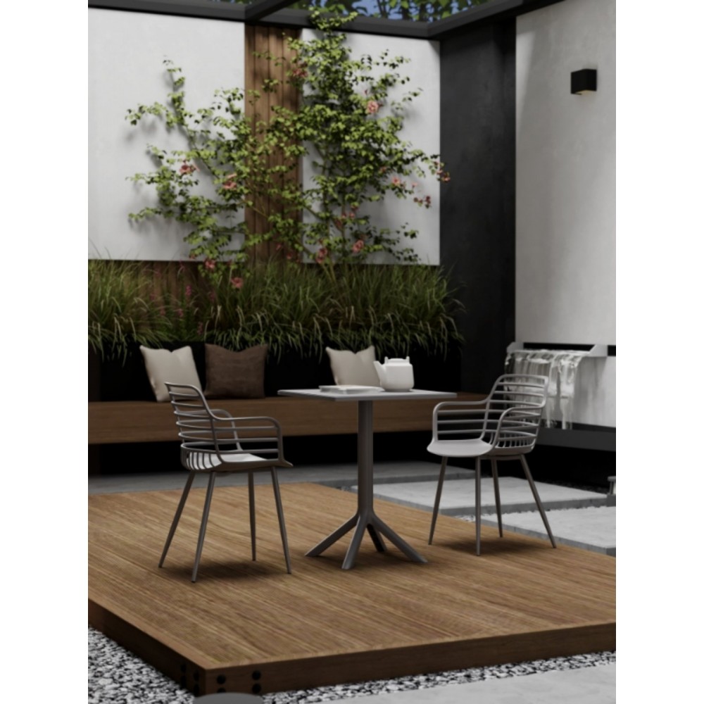 Πολυθρόνα Πολυπροπυλένιου Candy CH534-WH Λευκό 52x56.5x81.5cm -005B Πολυθρόνα Πολυπροπυλένιου Candy CH534-WH Λευκό 52x56.5x81.5cm -005B