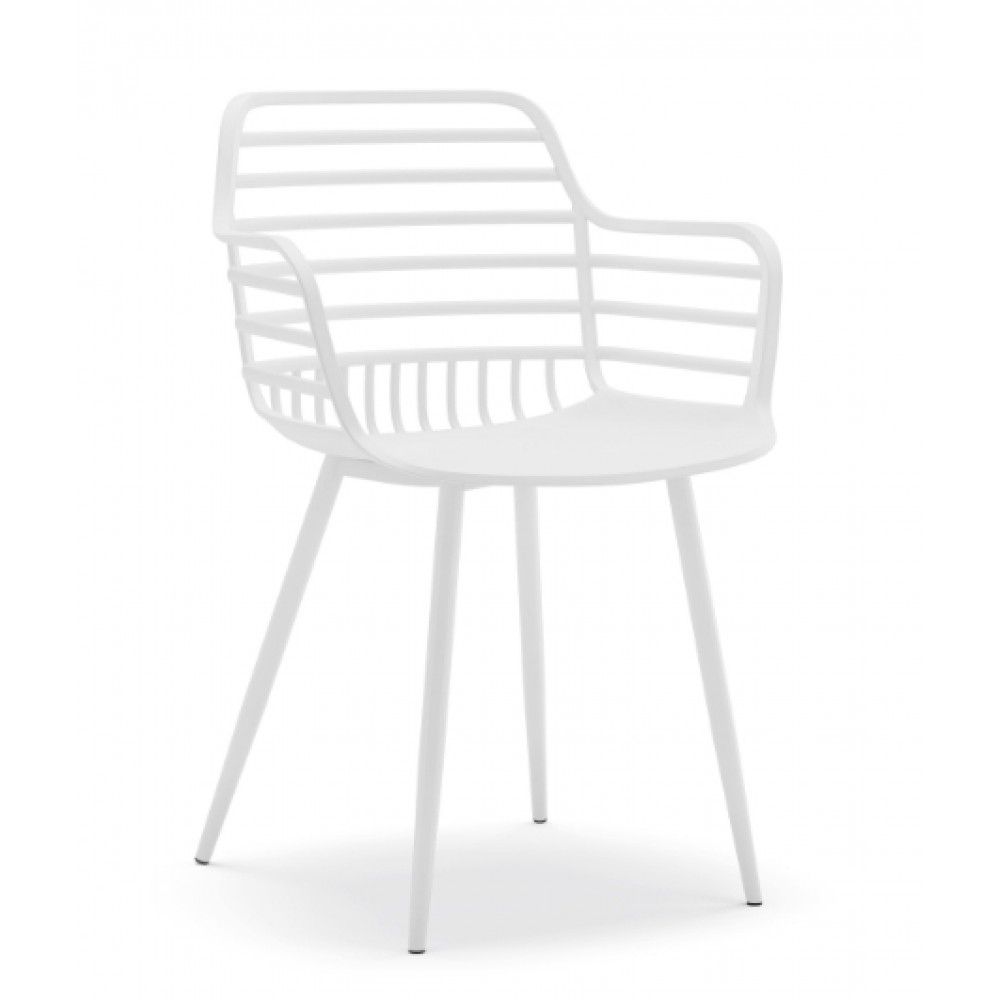 Πολυθρόνα Πολυπροπυλένιου Candy CH534-WH Λευκό 52x56.5x81.5cm -005B Πολυθρόνα Πολυπροπυλένιου Candy CH534-WH Λευκό 52x56.5x81.5cm -005B