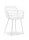 Πολυθρόνα Πολυπροπυλένιου Candy CH534-WH Λευκό 52x56.5x81.5cm -005B