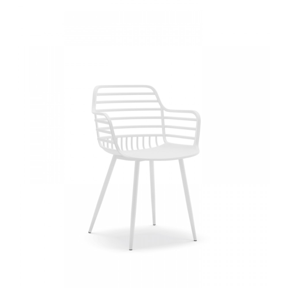 Πολυθρόνα Πολυπροπυλένιου Candy CH534-WH Λευκό 52x56.5x81.5cm -005B Πολυθρόνα Πολυπροπυλένιου Candy CH534-WH Λευκό 52x56.5x81.5cm -005B